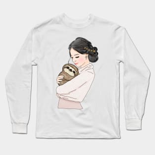 Sloth lover Long Sleeve T-Shirt